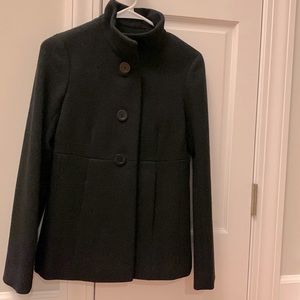J.Crew short lady coat.  Wool nylon blend